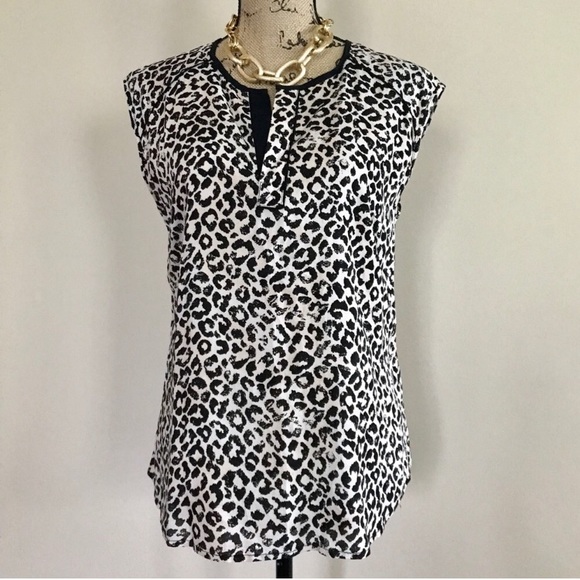 •Cynthia Rowley• leopard print top {F10} - Picture 3 of 6